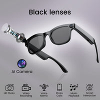 AI Smart Glasses - Black Lenses