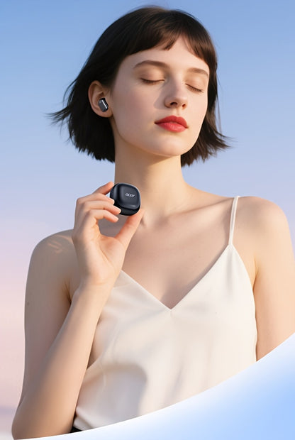 Acer OHR501 Dolby Surround Sound Wireless Earbuds Bluetooth 5.4 Semi-In-Ear TWS Intelligent Noise Cancellation Fingerprint Touch Control Ultra-Low Latency Type-C Fast Charging 8 Colors