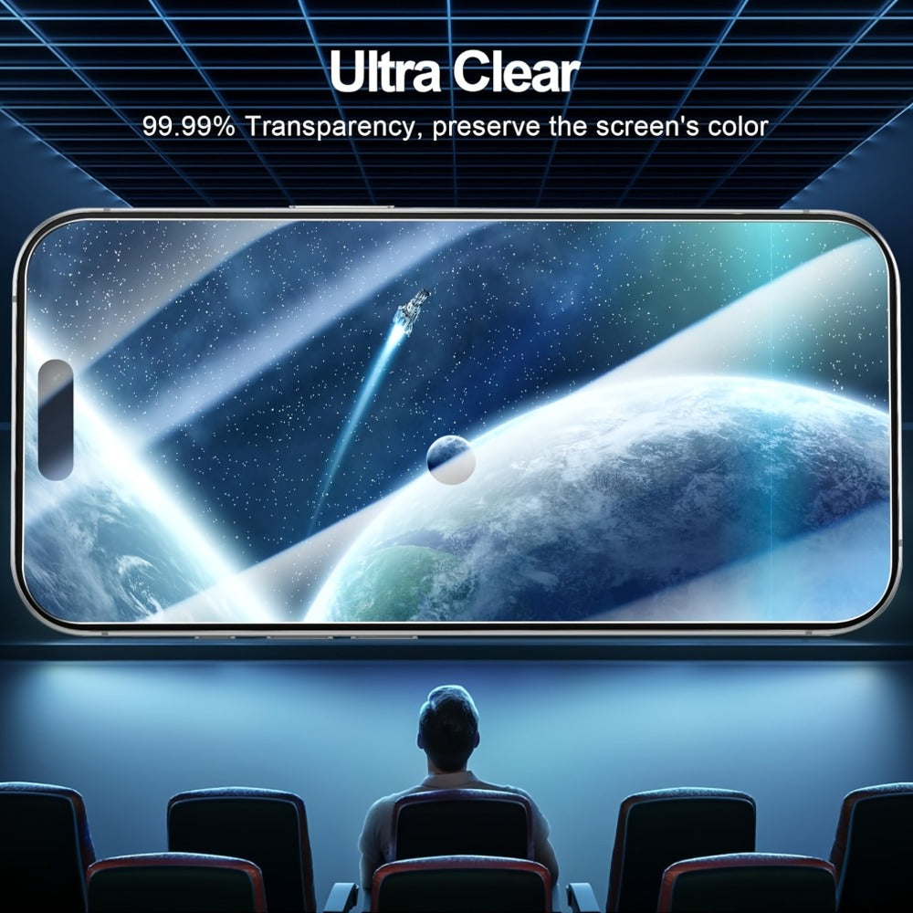 Privacy Screen Protector for iPhone 360° Anti-Peep 9H Tempered Glass – Full Coverage Blue Light Filter, Face ID Compatible, iPhone X XS XR 11 12 13 14 15 16 17 Air Pro Max Plus