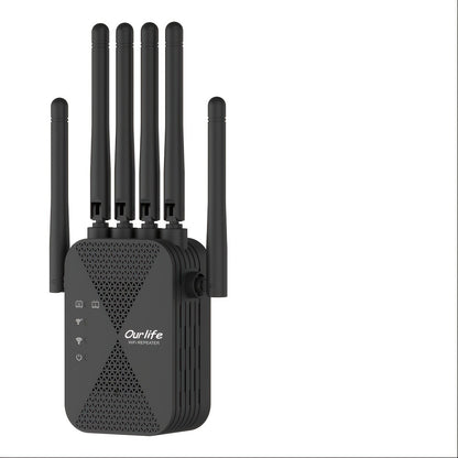 CP3600 WiFi Repeater Signal Booster 2.4GHz Wide Coverage, One-Button WPS Setup, Flexible Antenna Rotation, Adjustable Signal Strength, CISA Certified, Enhanced Stability for Home Office Apartment