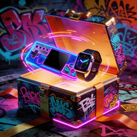 2PCS Deluxe Edition Set (Best-Selling Cool Blue Game Console + Smartwatch)