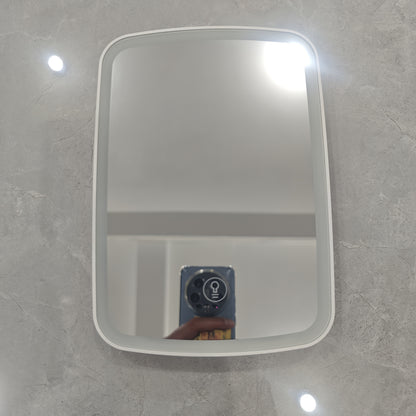 LED Makeup Mirror with 3 Color Modes & Touch Control – Adjustable Brightness Lighted Vanity Mirror | Portable Folding USB Rechargeable | White Daylight Warm Light | Travel Cosmetic Mirror | Beauty Gift