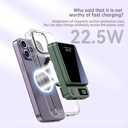 15W Magnetic Wireless Power Bank 5000 10000 15000mAh – 30W PD Fast Charging, MagSafe Compatible Battery Pack for iPhone 17 16 15 14 13 12 Pro Max Mini, Wired Charging for Android Samsung