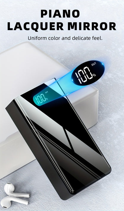 50000mAh Power Bank 22.5W Two-Way Fast Charging – Smart Digital Display LED Camping Light Large Capacity Portable Battery Pack for iPhone Android Tablet Outdoor Travel Emergency