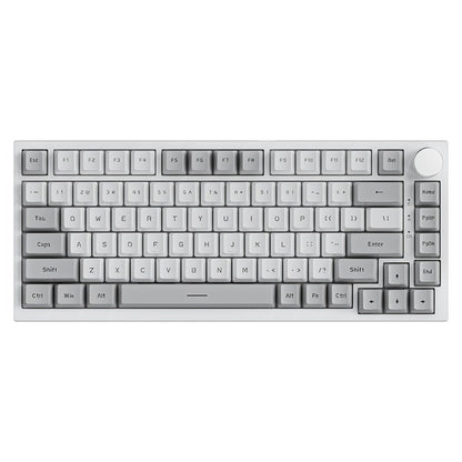 Hot Swap Gasket Mechanical Keyboard AJAZZ AK820 75% – Wireless 2.4GHz & Wired, Volume Knob, South-Facing RGB, Poron Foam, PBT Keycaps, Programmable, 11 Switch & Color Options for PC & Mac
