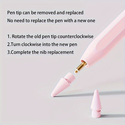 iPad Stylus Pencil with Magnetic Storage | Active Capacitive Pen Compatible with iPad Air 3/4/5, iPad 6/7/8/9/10, Mini 5/6, iPad Pro 11/12.9 Inch (2018-2024), Multi-Color, Palm Rejection, Gift for Kids Girls Boys