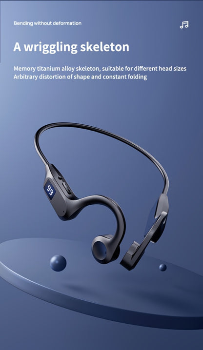 Open Ear Sports Headphones with Microphone 15-Hour Battery True Wireless Bluetooth Earphones for Running Exercising Cycling Gym Workout Awareness Mode