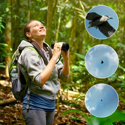 Monocular Telescope 10x50 High Power HD Compact Scope with Manual Focus for Adults Bird Watching Hiking Hunting Travel Outdoor Sightseeing Gift