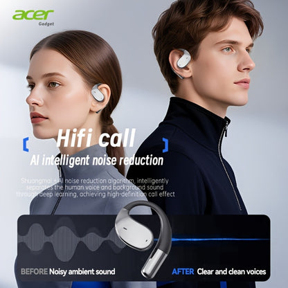 Acer TWS In-Ear Earbuds Noise Canceling Touch Control Sports Wireless Headphones Long Battery Life Lightweight for Running Workout Calls Compatible with Phone Tablet Valentine Gift