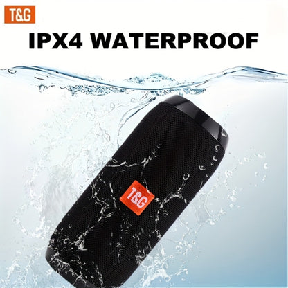 TG117 IPX4 TWS Stereo Bluetooth Speaker FM TF USB Type-C Rechargeable Portable Wireless Speaker for Phone Tablet TV Outdoor Party Birthday Christmas Gift