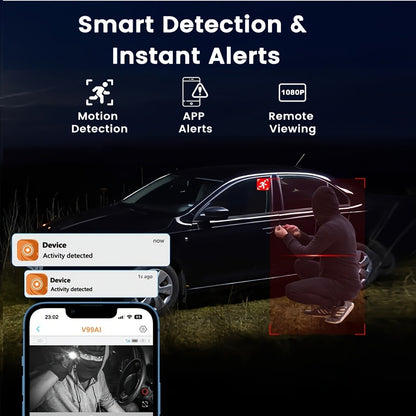 No WiFi Security Camera 3 Pack with Built-In Hotspot – 1080P Motion Detection, Audio Recording, Cloud & SD Card Storage, USB Plug-In Power, Easy Install, Real-Time Close Range Viewing System