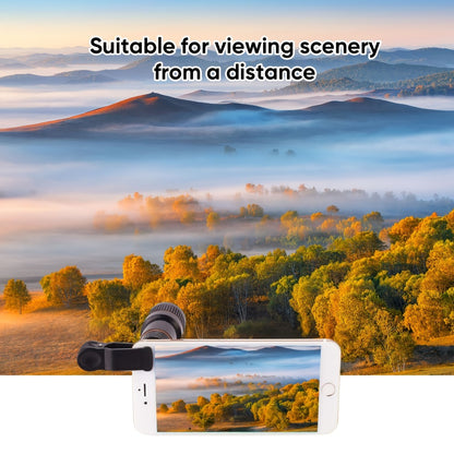 Portable Telephoto Zoom Lens for Smartphone – HD 2-in-1 Wide-Angle & Telephoto Clip-On Mobile Camera Lens, Precision Focus Ring, Universal iPhone & Android Fit, Travel Photography