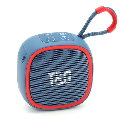 T&G TG659 Mini Bluetooth Speaker IPX4 Waterproof 3W Loud Sound Type-C Rechargeable Wireless Speaker for Pool Party Beach Camping Travel Compatible with Smartphones Tablets TV
