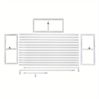 20x10 Ft Heavy Duty Backdrop Stand Pipe Kit with Weighted Stainless Steel Bases, 15-Pole Curtain Frame Drape Kit for Wedding Ceremony Party Photography Studio Trade Show Stage Event Backdrop