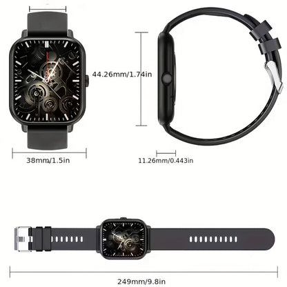 AI Translation Smart Glasses and Smartwatch Set 2026 Real-Time Multi-Language Photo Translation Built-In Mic Speaker Calling Music Full Touch Wearable Tech Bundle Men Women Black Pink Silver