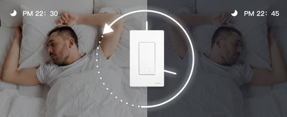 WiFi Smart Light Switch 4-Pack – MOES Star Ring Single Pole Wall Switch, Works with Alexa, Google Home & SmartThings, Tuya App, Schedule, Away Mode, Remote Control, Neutral Wire Required (White)