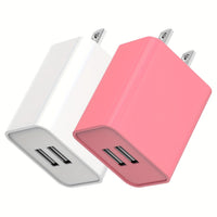 2-Pack,White+Pink