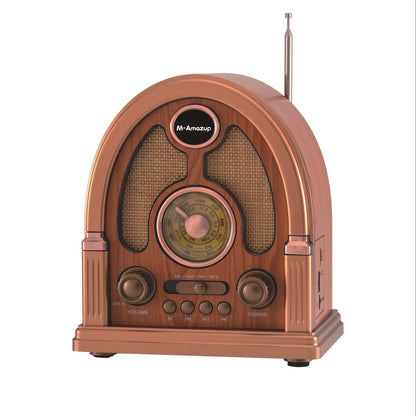 Portable AM FM SW Radio Bluetooth Speaker, Multi-Function Wireless Speaker with TF Card Player, Stereo Sound, Rechargeable, for Home Outdoor Camping Travel Elderly
