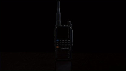 Tidradio H3 Plus Ham Radio Multi-Band Two-Way Radio, AM/FM Reception, Wireless Headset Compatible, Global Intercom via App, Long Range Walkie Talkie for Camping Emergency Outdoor Communication