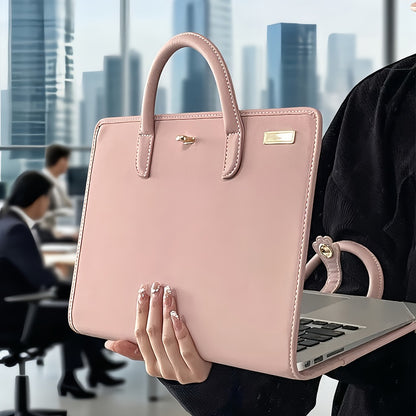 Laptop Sleeve Bag 13 14 15.6 16 Inch Protective Case with Carrying Strap Inner Liner Pouch Compatible MacBook HP Dell Lenovo Multi-Color Portable Shoulder Handbag Travel Briefcase for Women Men