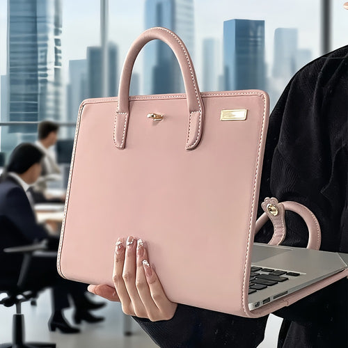 Laptop Sleeve Bag 13 14 15.6 16 Inch Protective Case with Carrying Strap Inner Liner Pouch Compatible MacBook HP Dell Lenovo Multi-Color Portable Shoulder Handbag Travel Briefcase for Women Men