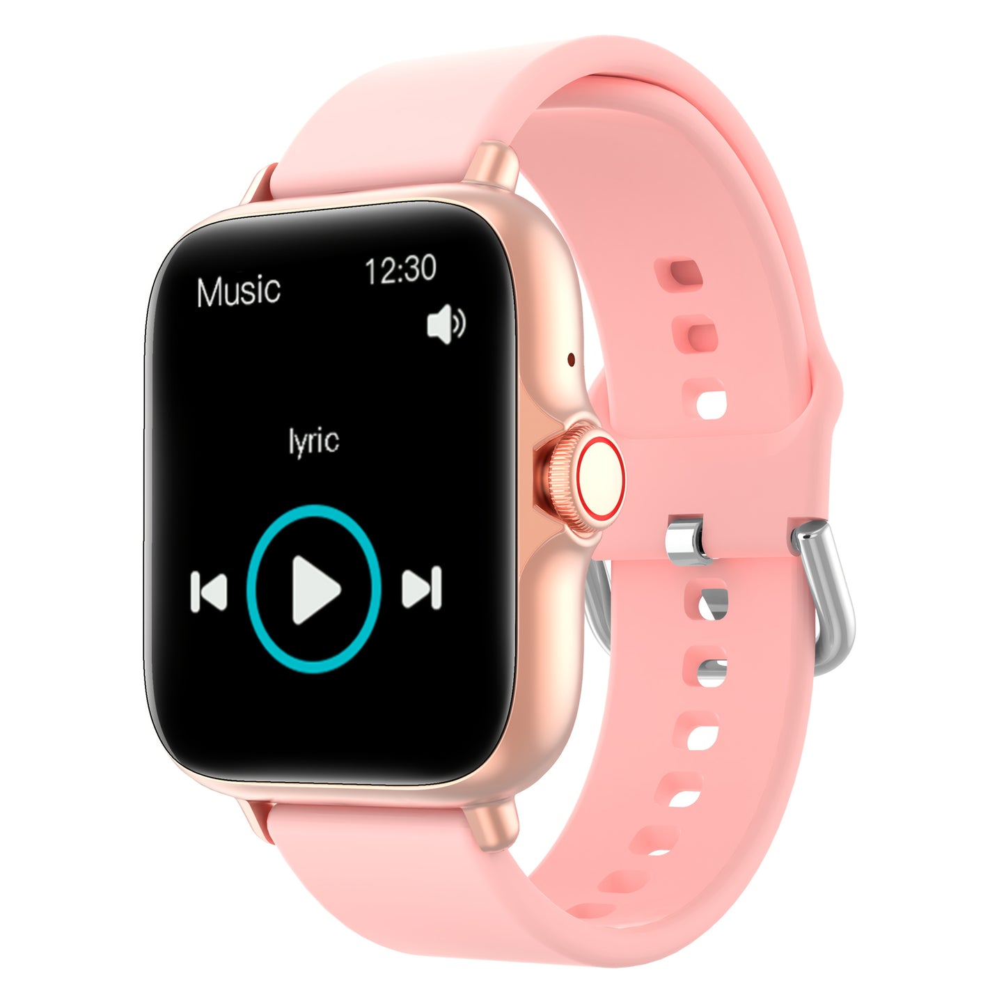 Large Screen Smartwatch with Wireless Calling & Message Alerts, Full Touch HD Display, Heart Rate Blood Oxygen Sleep Stress Monitor, Activity Tracker Multiple Sport Modes, Compatible with iPhone & Android – Black Pink Gold Silver