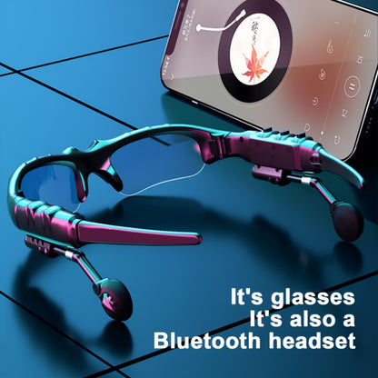Audio Glasses 2-in-1 Wireless Headphone Sunglasses with Microphone, Fashion Smart Eyewear Bluetooth Earphones for Music Calls Outdoor Sports Travel Daily Use iPhone Android