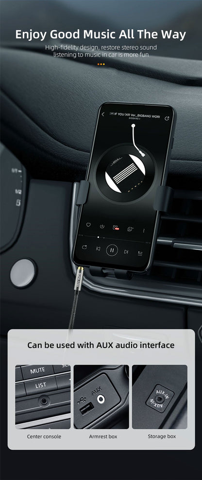 3.5mm TRRS Headphone Extension Cable with Mic Male to Female Stereo Audio Cable for Smartphone PC TV Headphone PS4 Car Audio Speaker Gaming