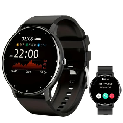 2-Pack Smartwatch with AI Voice Assistant Wireless Calling Sleep Tracker Calorie Step Counter Multi Sport Mode Message Notifications Fitness Health Watch for Men Women – Black Pink Gold Purple