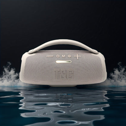 TG418 Bluetooth Wireless Speaker 3000mAh, LED Flash Lights, EQ Settings, Type-C Charging, TF Card USB AUX Compatible, Loud Portable Speaker for Mobile Phones Tablets Computers Outdoor & Home Use