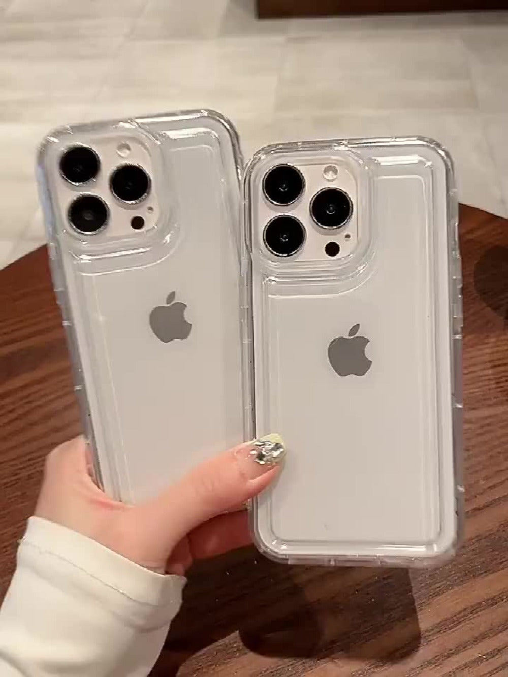 5-Pack Clear Shockproof iPhone Case Bundle Transparent Anti-Drop TPU Cover for iPhone 16 15 14 13 12 11 X XS Pro Max Plus – Value Pack for Family Men Women Kids Seniors