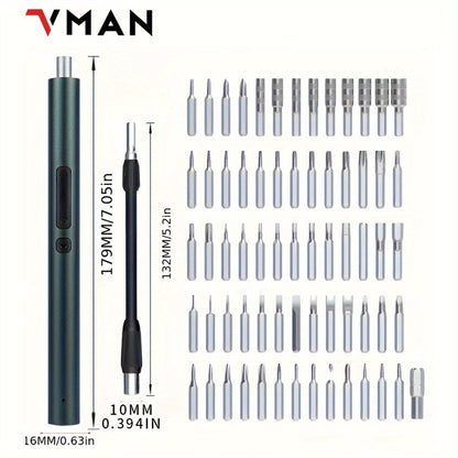 142-in-1 Electric Precision Screwdriver Tool Kit, Rechargeable Cordless Electric Screwdriver with 120 Bits & 22 Repair Tools, for iPhone MacBook PC Tablet PS4 Xbox Nintendo DIY Electronics Repair