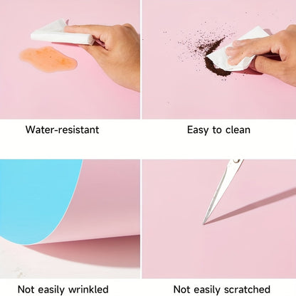 Product Photography Backdrop Paper 6pcs Reversible 12 Designs 16x11.5 Inch Background Sheets for Food Jewelry Cosmetic Flatlay Social Media Content Creation