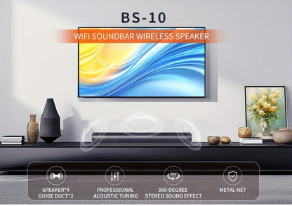 4D Surround Sound Subwoofer Speaker – Wireless & Wired, USB Plug & Play, Party Speaker for Laptop, Home Theater & Music Devices, Birthday Gift Idea