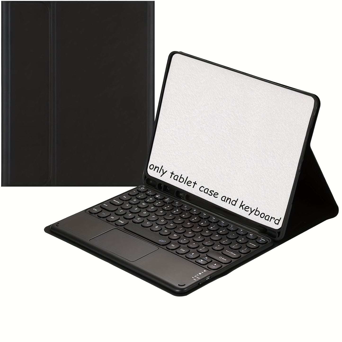 Samsung Galaxy Tab Keyboard Case with Multi-Touch Trackpad 11 Inch for Galaxy Tab S9 FE S9 S8 S7 A9+ Detachable Wireless Keyboard Auto Sleep Wake Folio Cover with Stylus Holder Black Blue Pink Green