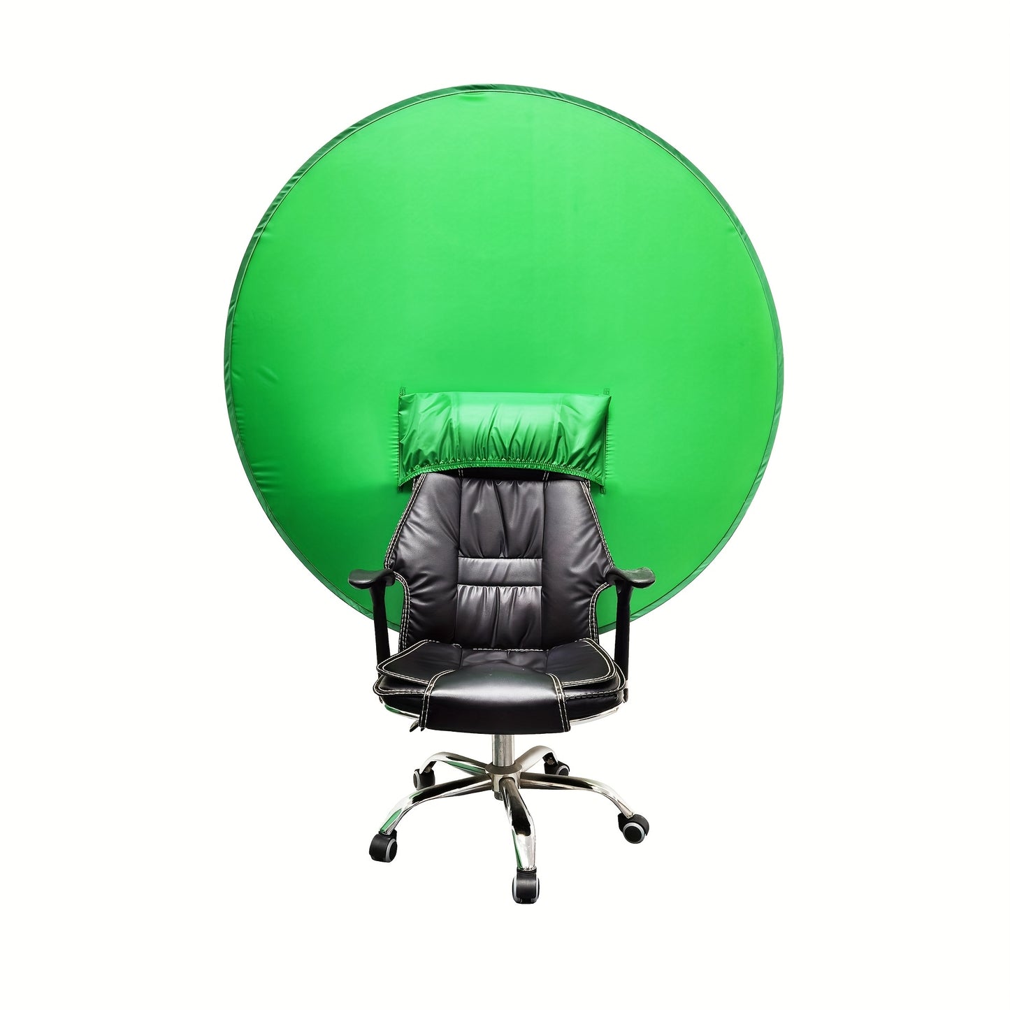 Folding Green Screen Background Frame Studio Kit | Portable Collapsible Backdrop for Live Streaming, Photography, Gaming, Video Calls, Home Office & Meetings