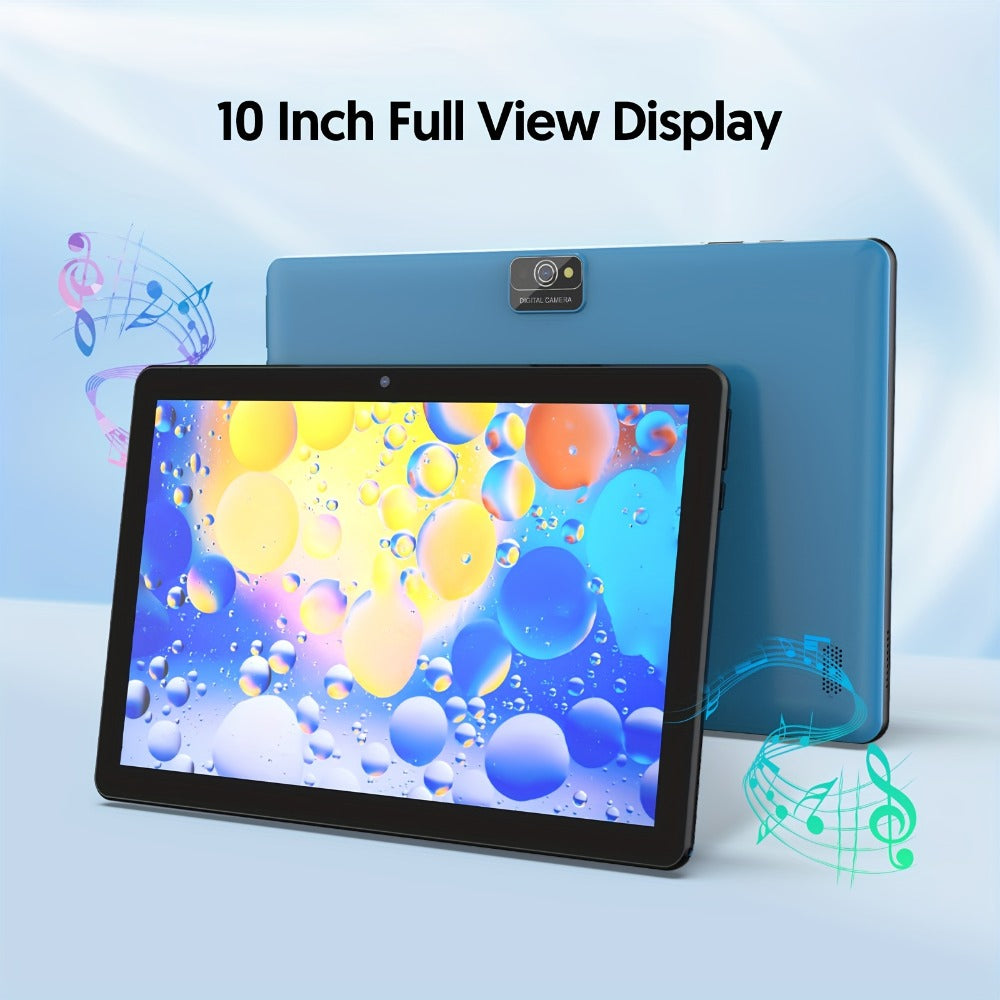 WiFi 6 Tablet Android 13 10 Inch 11 Inch 7GB RAM 64GB ROM 512GB Expandable 8MP Dual Camera Type-C Stereo Speakers Protective Case or Keyboard Kit Included – TAB10 & TAB11