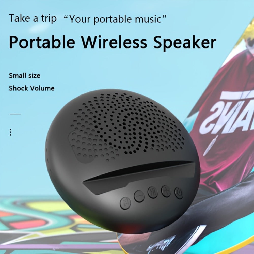 Multifunctional Bluetooth Speaker with Phone Stand & Pen Holder – Portable Wireless Speaker with Rope, Surround Sound, TWS, Built-in Microphone, for Home, Office, Car, Outdoor & Travel – Creative Gift
