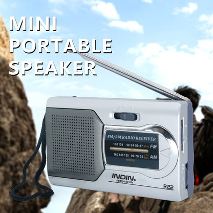 Portable AM FM Shortwave Radio with VFD Display, 21-Inch Antenna Long-Range Reception, AA Battery or DC Powered, Earphone Jack, for Emergency Preparedness Home Travel Seniors Camping