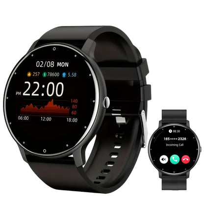 2-Pack Smartwatch with AI Voice Assistant Wireless Calling Sleep Tracker Calorie Step Counter Multi Sport Mode Message Notifications Fitness Health Watch for Men Women – Black Pink Gold Purple