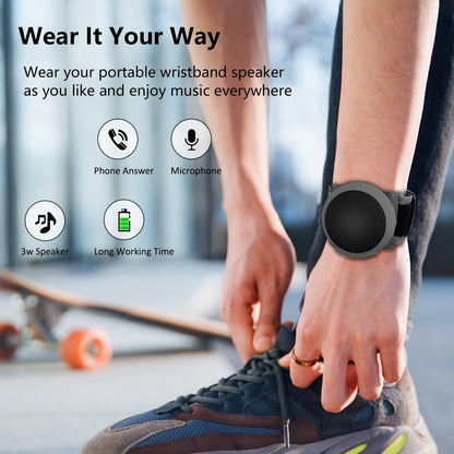 Clip-On Wearable Bluetooth Speaker with TWS Dual Pairing, Ancwear Portable Outdoor Speaker for Cycling Hiking Running Motorcycling, Stereo Surround Sound, Multiple Colors