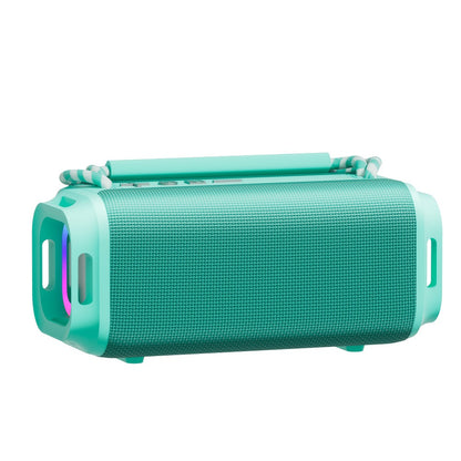 Indoor Outdoor Wireless Speaker Surround Sound Stereo Deep Bass USB AUX TF Card Compatible Portable Speaker System for Smartphones Tablets Home Party Travel Audio Devices