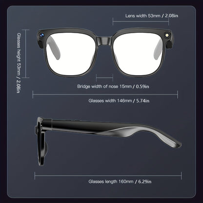 AI Camera Glasses 4K Recording & Real-Time Translation – 163 Languages, 8MP Wide-Angle FPV, 4GB Storage, Wireless Smart Glasses for Travel & Driving