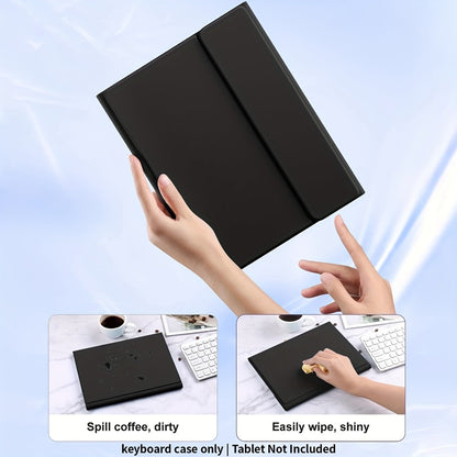 iPad Keyboard Case 11th Gen 2025 10th Gen 2022 7-Color Backlit Wireless Detachable Folio Cover with Pencil Holder for iPad 11-inch A16 10.9 Inch Tablet Keyboard Work Study Travel