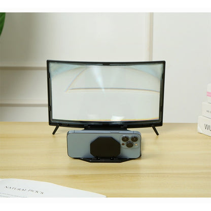 Phone Screen Magnifier 14 or 16 Inch Curved Foldable Stand – Choose HD or Standard Definition Wide Angle Eye Protection Smartphone Amplifier for Movies Gaming Video Calls, Universal iPhone Android Gift