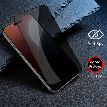 Privacy Screen Protector 6-Pack for iPhone – 3 Anti-Spy 9H Tempered Glass + 3 Camera Lens Protectors, Bubble-Free Full Coverage, Face ID Compatible, iPhone X 11 12 13 14 15 16 Pro Max Plus
