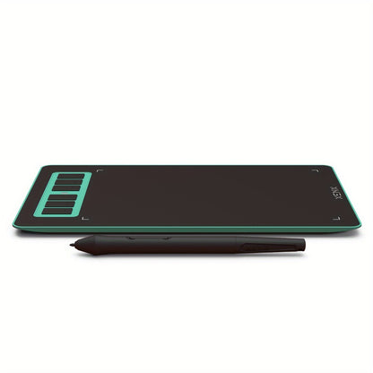 Graphics Drawing Tablet XENX P1-640 8192 Pressure Sensitivity 6 Hot Keys 6.6x4.1 Inch Active Area Battery-Free Stylus Compatible with Mac Windows PC Android for Digital Art Animation OSU Design