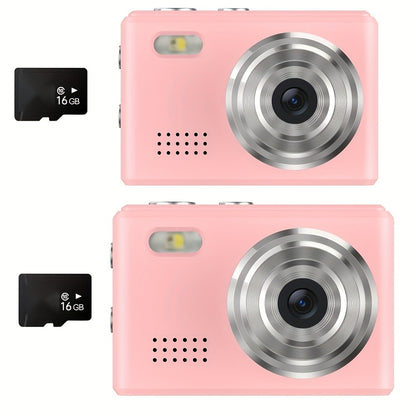 Keychain Mini Digital Camera 16X Zoom Autofocus & Shock-Proof | 2.8-Inch Screen Point-and-Shoot Cam for Travel & Vlog – Ideal Birthday Gift for Adults, Friends & Beginners