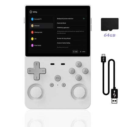 Linux Open Source Handheld Game Console L35 – 3.5 Inch IPS HD Display, Classic Emulators, Ultra-Long Battery Life, Multiple Setup Support, 64GB/128GB Storage, Perfect Holiday & Birthday Gift for Gamers