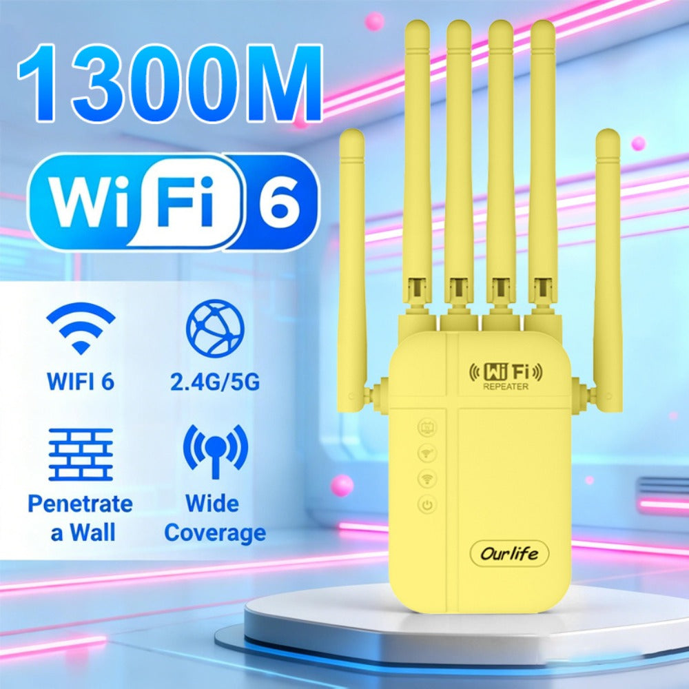 9000 Sq Ft WiFi Extender Signal Booster 2026 Upgraded, 1-Tap Setup Dual Band WiFi Repeater for Garage Basement Yard, Alexa & Ring Camera Compatible, Multiple Colors, Long Range Whole Home Coverage